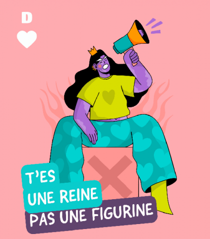 T'es une reine, pas une figurine